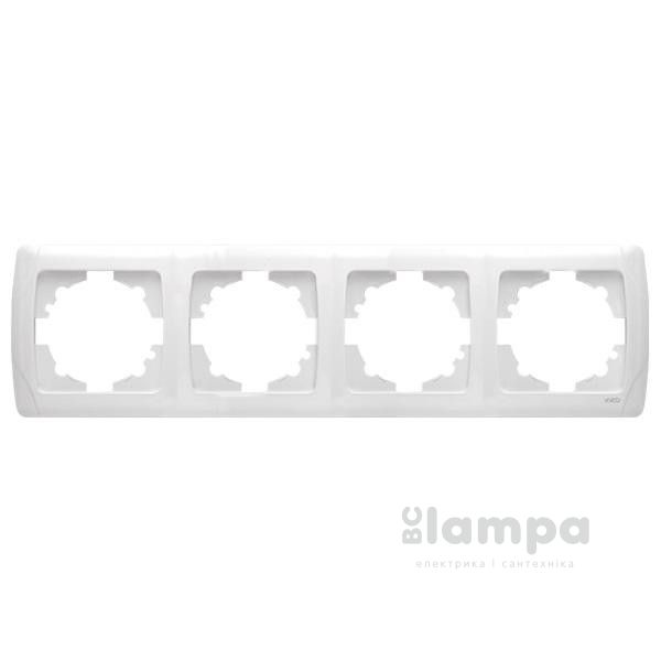 Рамка белая 4-я горизонтальная VIKO CARMEN (90571104)