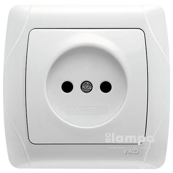 Розетка белая 1-я VIKO CARMEN (90561007)