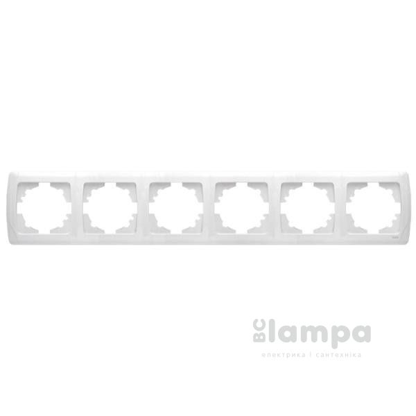 Рамка белая 6-я горизонтальная VIKO CARMEN (90571106)