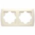 Рамка крем 2-я горизонтальная VIKO CARMEN (90572102)