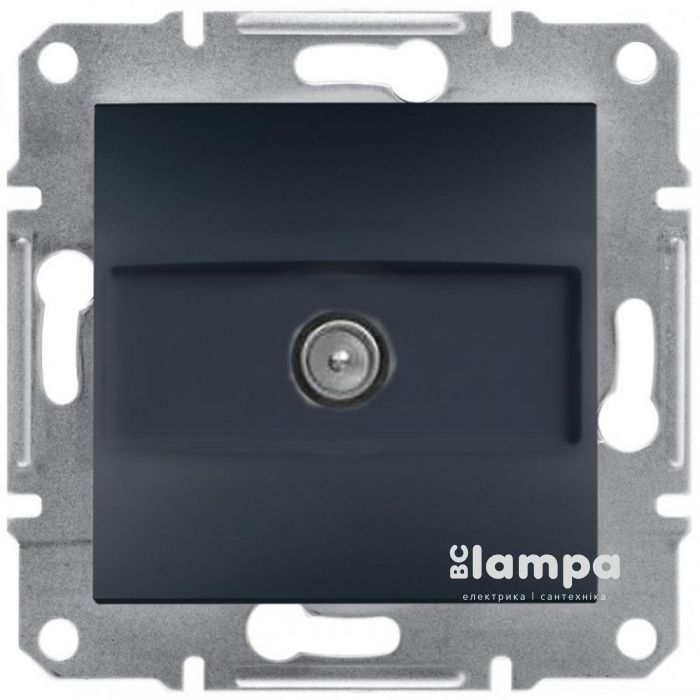 Schneider Electric Asfora антрацит розетка TV кінцева (EPH3200171)