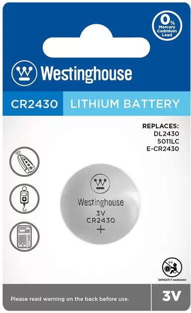 Батарейка CR2430 WESTINGHOUSE