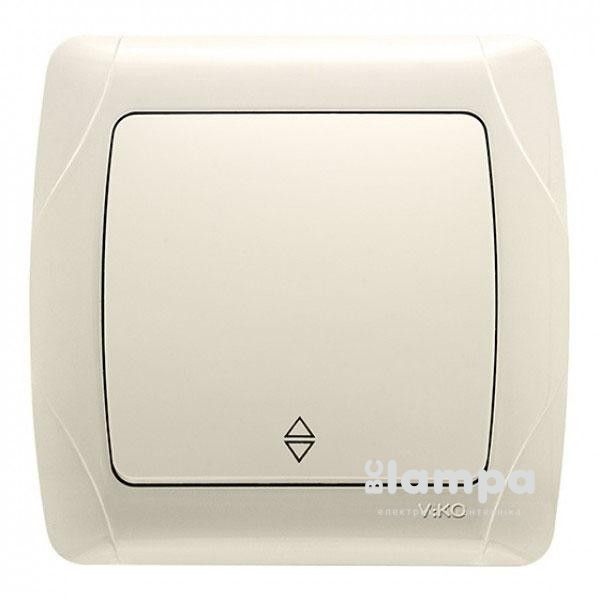 Выключатель крем 1 кл. проходной VIKO CARMEN (90562004)