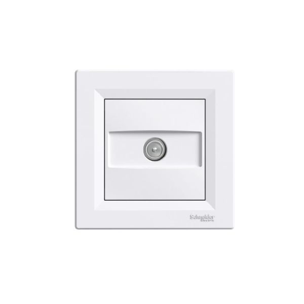 Schneider Electric Asfora біла розетка TV прохідна (EPH3200221)