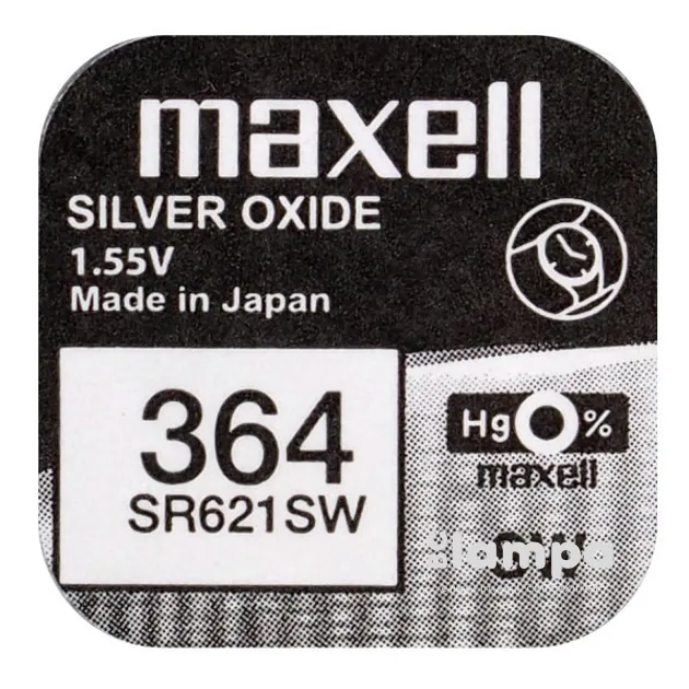 Батарейка AG01  MAXELL silver oxide   (SR621SW)