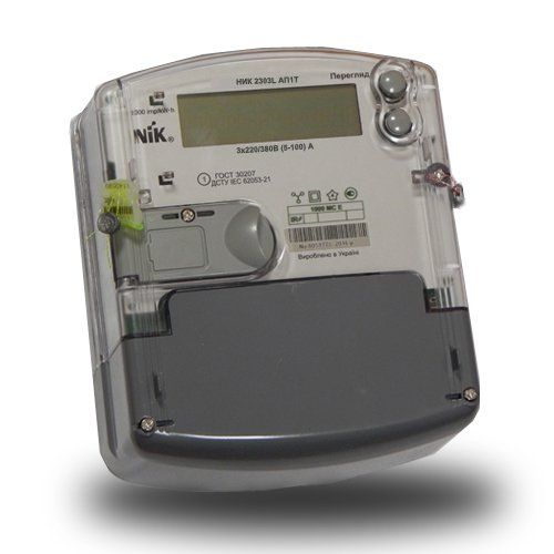 Счетчик НИК 2303L АП1T 1000 ME 3×220/380B 5(100)А електронний багатотарифний