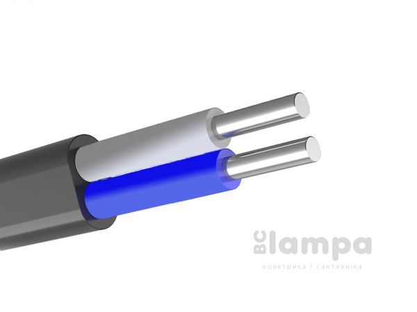 АВВГ  2 х 10.0 mm²  Кабель силовий