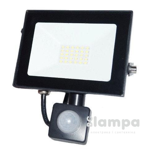 Прожектор NEOMAX LED  20W 6000K IP65 220V SLIM з сенсором (NXS20S)