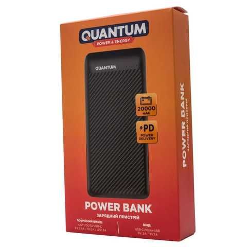 Power Bank QUANTUM 3,7V 20 000mA 2-USB fast charging (QM-PB1022)