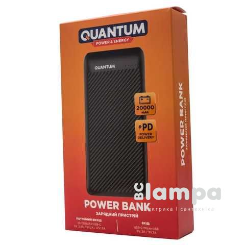 Power Bank QUANTUM 3,7V 20 000mA 2-USB fast charging (QM-PB1022)