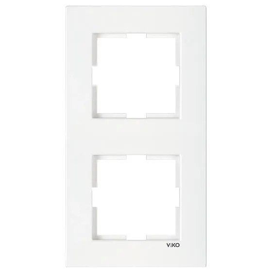 Рамка Біла 2- на вертікальна Karre VIKO (90960221)