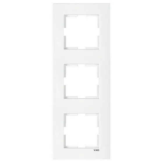 Рамка Біла 3- на вертікальна Karre VIKO (90960222)