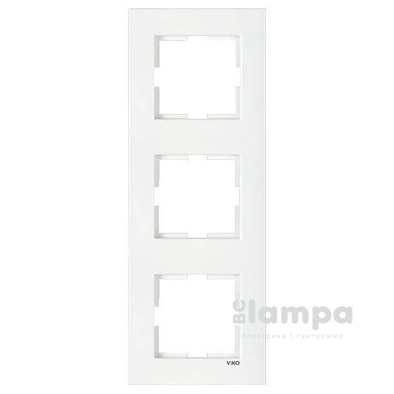 Рамка Біла 3- на вертікальна Karre VIKO (90960222)