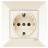 Розетка Крем 1- на З/К Viko Meridian (90970208)