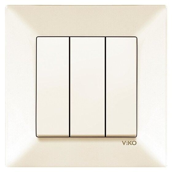 Вмикач Крем 2кл Viko Meridian (90970202)