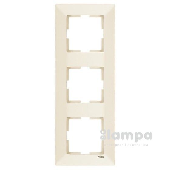 Рамка Крем 3- на вертикальна Viko Meridian (90979033)