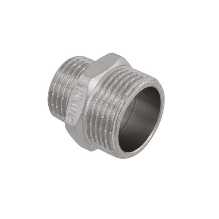 Ніпель 1/2"х3/4" НН RAFTEC DN20*15 латунь (51902)