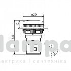 Арматура светосигнальная AD22-22DS желтая  24V  plastic (090010006/0140030049)