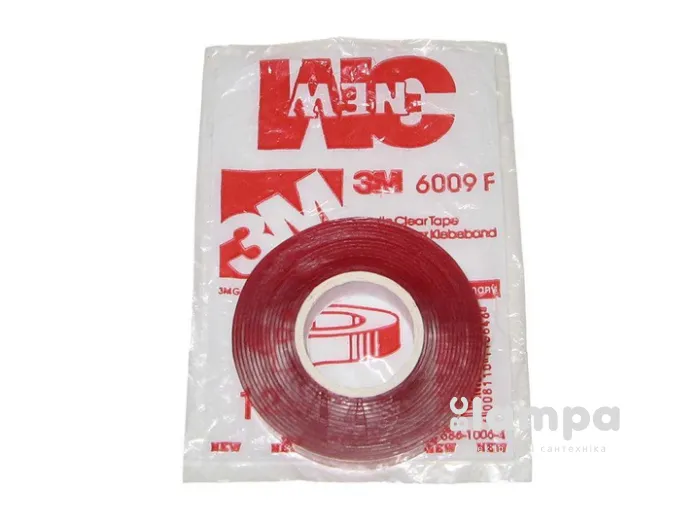 Скотч двосторонній ЗМ-6009F прозорий  6мм*5м