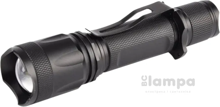 Ліхтар QUANTUM ручний Techno 10W LED з USB+ Li-ion 18650/1500mAh (QM-FL1010-18650/1500-PB)