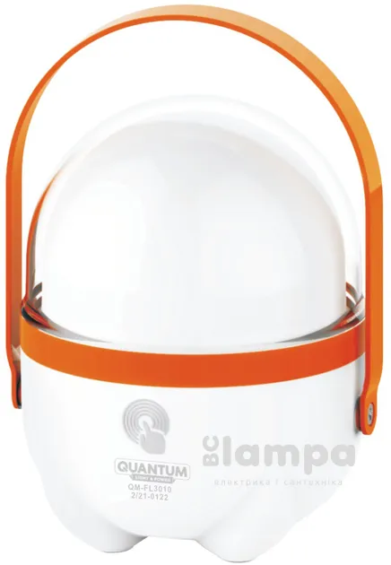 Ліхтар QUANTUM кемпінговий перезарядний Pretty LED + micro USB кабель в комплекті (QM-FL3010)