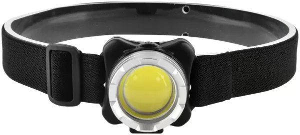 Ліхтар QUANTUM налобний акумуляторний Lacky LED COB+micro USB кабель в комплекті (QM-FL4010)