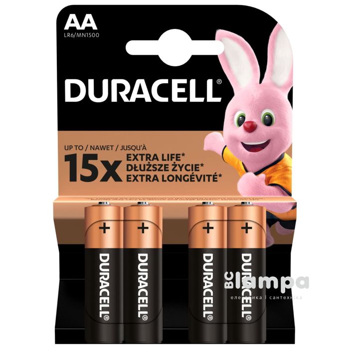 Батарейка DURACELL АА Plus (LR06)