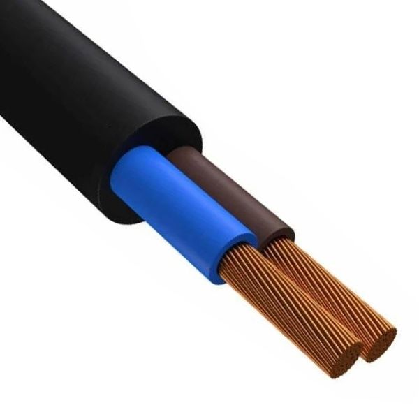 ПВС  2 х 0,75 mm²  Провод ЗЗЦМ черный