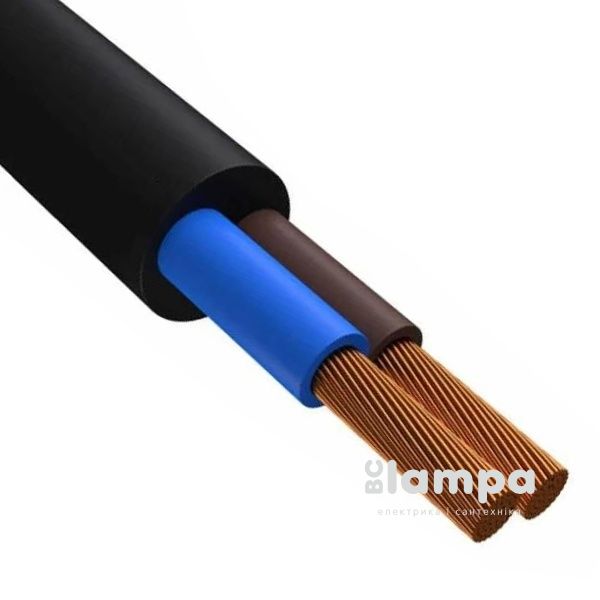 ПВС  2 х 0,75 mm²  Провод ЗЗЦМ черный