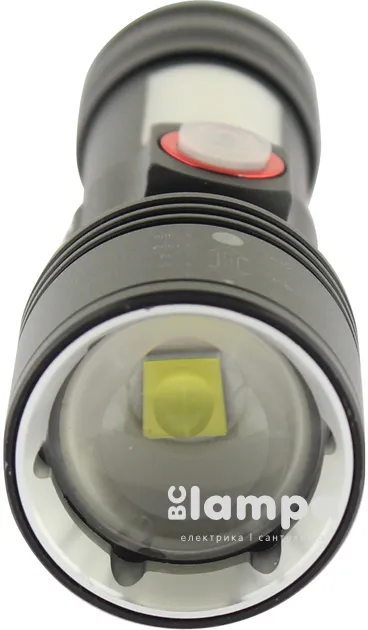 Ліхтар QUANTUM ручний Adept 10W LED zoom+COB з USB (QM-FL1031)