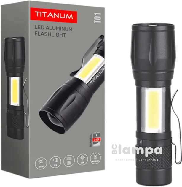 Ліхтарик ручний TITANUM TLF-T01 100Lm 6500K (27316)