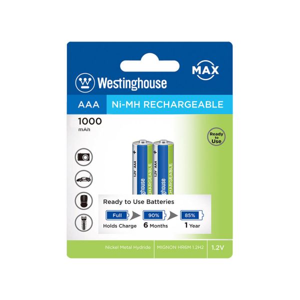 Акумулятор AAA WESTINGHOUSE (R03) 1000mAh Max 2шт.- ціна за1шт.