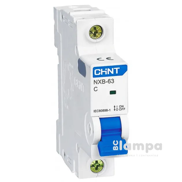 Автоматичний вимикач CHINT NXB-63 1P, С20 (814015)
