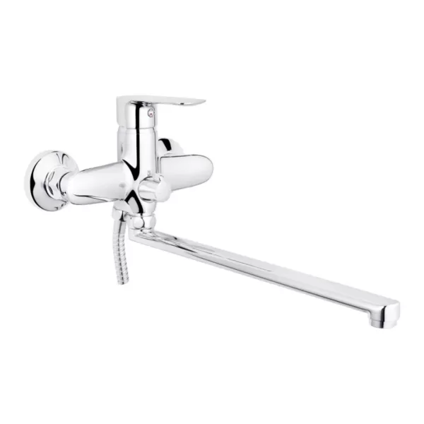 Змішувач KRONER ванна Main-C070 довгий гусак (CV018620)