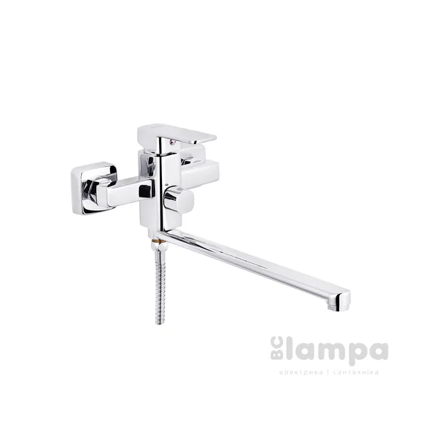 Змішувач KRONER ванна Ems-C070 довгий гусак (CV017358)