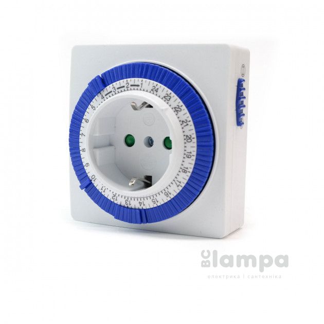 Таймер - розетка FERON добова 3500W/16A (TM32 / 61923)