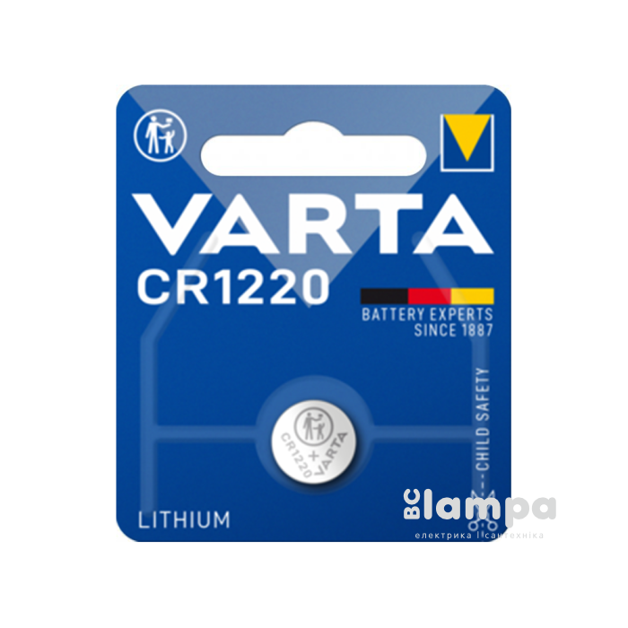 Батарейка CR1220  VARTA Prof 3V