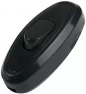 Вимикач Бра клавішний чорний ELM (41-0030)