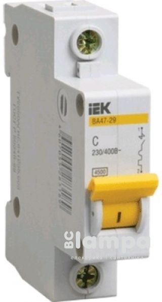 Автоматичний вимикач IEK BA47- 29 1P 32А С