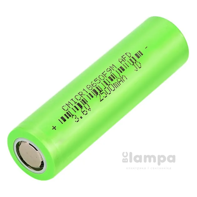 Акумулятор 18650 WESTINGHOUSE  Li-Ion 2500mAh 3.7V (ICR18650F-2500)