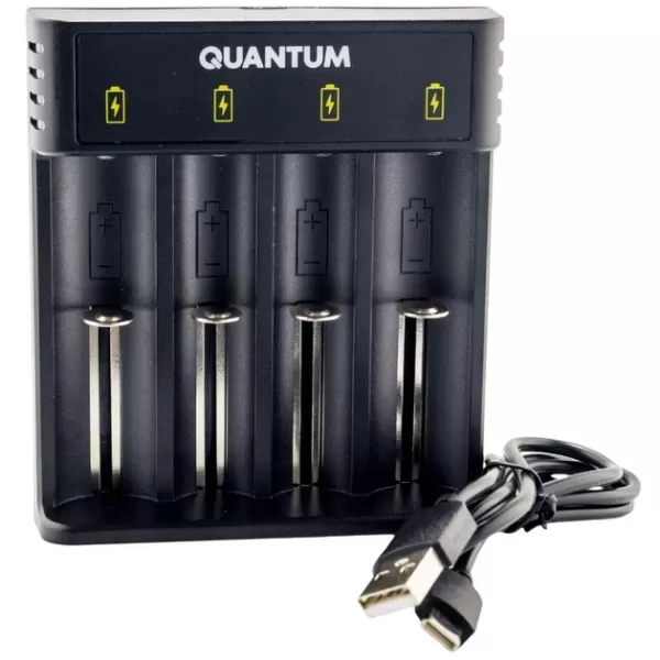 Зарядний пристрій Quantum QM-BC2040 для LI-LON 3.7V акум. 4-slot (USB)