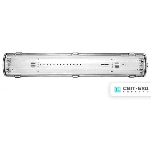 Светильник корпус для LED ламп T8 2*600mm G13 IP65 LEBRON (38-00-52)