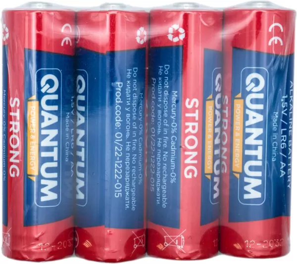 Батарейка QUANTUM STRONG LR6 AA сольова