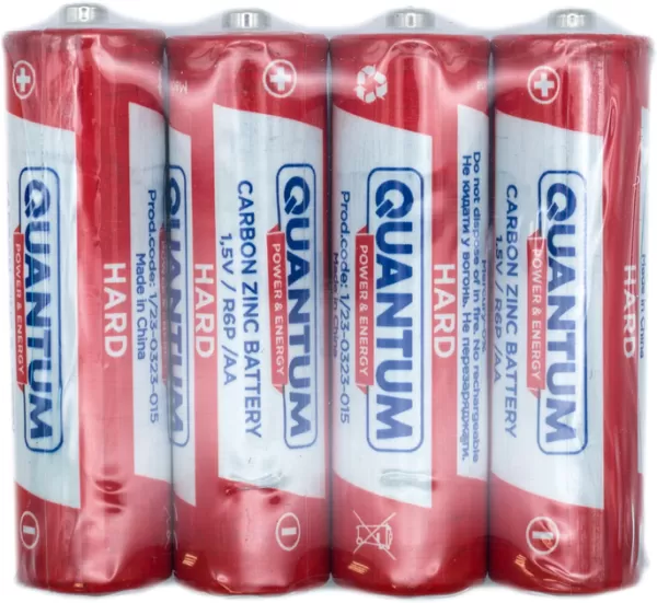 Батарейка QUANTUM HARD LR6 AA сольова