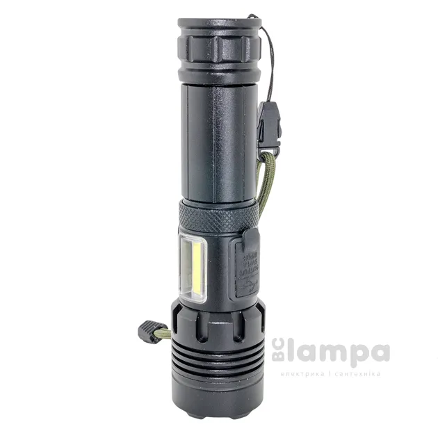 Ліхтар QUANTUM ручний Perfect  5W LED zoom+3WCOB PowerBank (QM-FL1035)