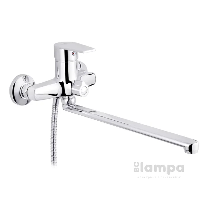 Змішувач KRONER ванна Oker-C070 довгий гусак (CV019668)