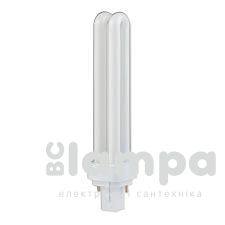 Лампа G24D-2 PLC 18W 6400К люмінісцентна DELUX (10008036)