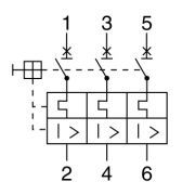 Автомат захисту двигуна EATON 3-полюс. Z-MS-25/3 (248413)