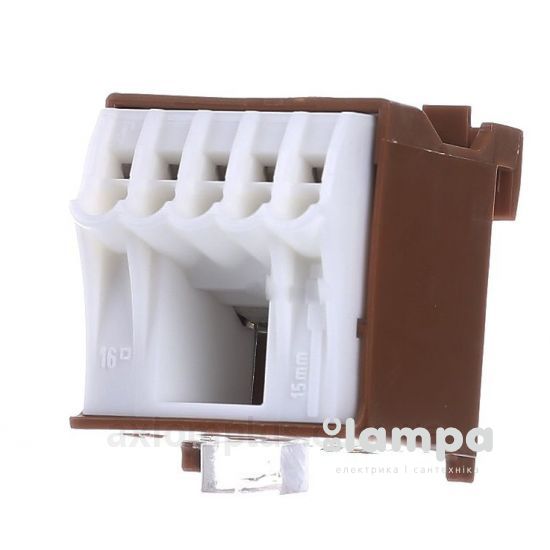 Hager Volta QuickConnect фазна клема 1х16мм²+5х4мм² ширина 30мм KN06P