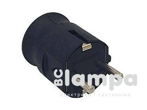 Вилка без з/к кутова NEOMAX чорна (NX1103)